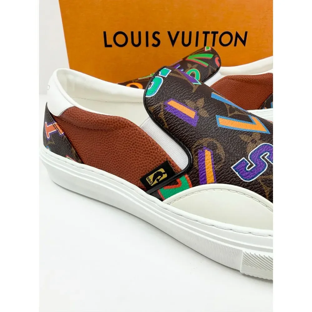Size 7LV/8US - Louis Vuitton x NBA Ollie Slip On NEW - Picture 3 of 11